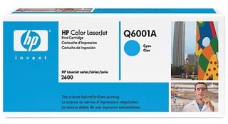 Тонер картридж HP Q6001A cyan for Color LaserJet 2600n