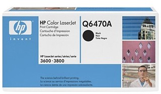 Тонер картридж HP Q6470A black for Color LaserJet 3600/3800