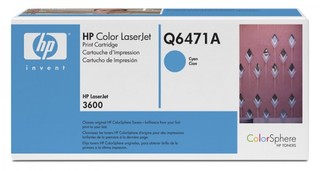 Тонер картридж HP Q6471A cyan for Color LaserJet 3600