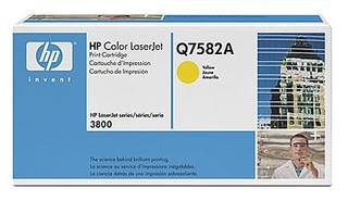 Тонер картридж HP Q7582A yellow for Color LaserJet 3800