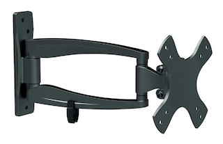 Кронштейн Ultramounts UM203 черный для ТВ 13-23" настенный до 15кг наклон 20° поворот +/-90°