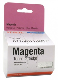 Тонер картридж Xerox 106R01205 для Phaser 6110 пурпурный (1 000 стр)
