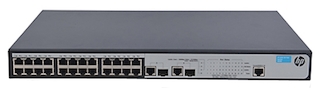 Коммутатор HP 1910 (JG539A) 24-порта 10/100BASE-T PoE+/SFP