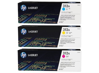 Тонер Картридж HP 312A CF440AM голубой/желтый/пурпурный для Color LaserJet Pro M476 (2400стр.)