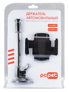 Автомобильный держатель PC Pet для моб. телефона 37-87мм гибкий MOBPH FLEX