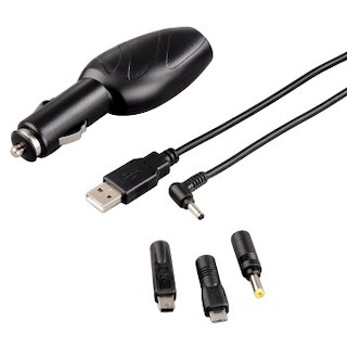Зарядное устройство Hama 54311 Auto USB/mk/mini черный