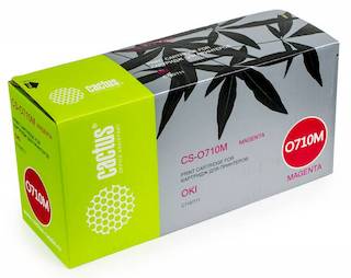 Тонер Картридж Cactus CS-O710M пурпурный для Oki C710/711 (11500стр.)
