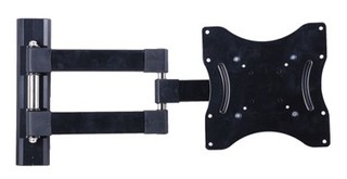 Кронштейн Kromax TECHNO-12 для ТВ 15"-32",настенный, 4 ст. наклон, до 30 кг, серый