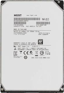 Жесткий диск HGST SATA-III 6Tb HUH728060ALE604 ULTRASTAR HE8 (7200rpm) 128Mb 3.5"