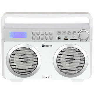 Аудиомагнитола Supra BTS-900 белый 10Вт