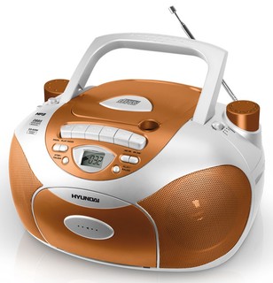 Аудиомагнитола Hyundai H-1412 оранжевый