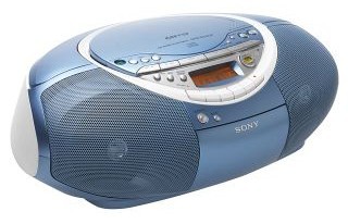 Аудиомагнитола Sony CFD-S35CPL синий