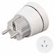 Адаптер-переходник Hama Plug (1 розетка) белый (00121992)