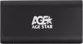 Внешний корпус для HDD AgeStar 3UBMS1 mSATA USB 3.0 пластик/алюминий черный