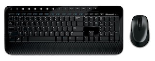 Microsoft Wireless Optical Desktop 2000 Black USB