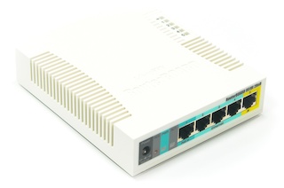 Маршрутизатор MikroTik RB951UI-2HND 300Мбит/с 2.4ГГц 802.11n USB2.0 3G