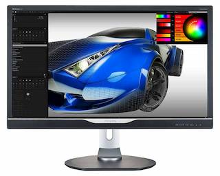 Монитор Philips 28" 288P6LJEB (00/01) черный TN+film LED 6.5ms 16:9 DVI HDMI M/M глянцевая 3000:1 300cd 1920x1080 D-Sub DisplayPort 1080p USB 4.73кг