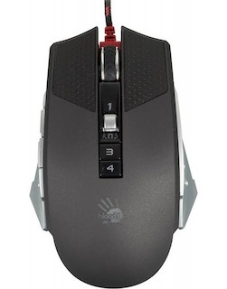 Мышь A4 Bloody Terminator TL60 черный/серый лазерная (8200dpi) USB2.0 игровая (8but)