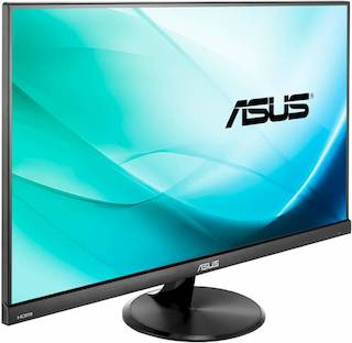 Монитор Asus 27" VC279H черный IPS LED 16:9 DVI HDMI M/M матовая 250cd 1920x1080 D-Sub FHD 4.4кг
