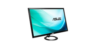 Монитор Asus 27" VX278Q черный TN LED 1ms 16:9 HDMI M/M матовая 250cd 1920x1080 D-Sub DisplayPort FHD