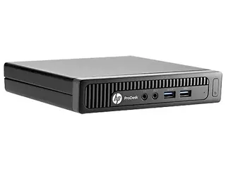ПК HP ProDesk 400 G1 DM i5 4590T (3.1)/4Gb/500Gb/Windows 8.1 dwnW7Pro64/GbitEth/65W/клавиатура/мышь/черный