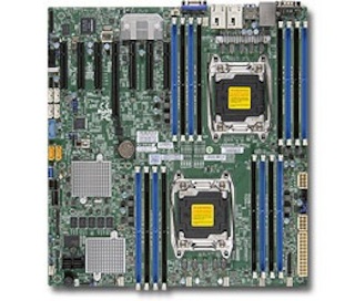 Материнская плата SuperMicro MBD-X10DRH-C-O Socket-2011 Intel C612 DDR4 eATX 2xRJ45 Gigabit Ethernet SATA3