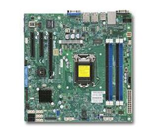 Материнская плата SuperMicro MBD-X10SLM-F-O Socket-1150 Intel C224 DDR3 uATX 2xRJ45 Gigabit Ethernet SATA3 VGA
