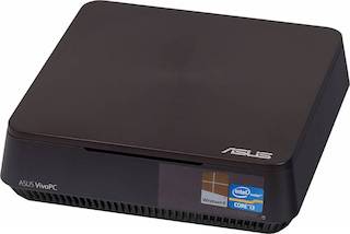 Неттоп Asus VivoPC VM60-G158R SL i3 3217U (1.8)/4Gb/500GbHDG4000/CR/Windows 8.1 64/GbitEth/WiFi/BT/65W/темно-серый