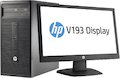 Комплект HP 280 G1 MT 18.5" Cel 1840 (3)/2Gb/500Gb/DVDRW/Free DOS/клавиатура/мышь/черный/монитор в комплекте V193