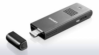 ПК Мини Lenovo IdeaCentre Stick 300 Atom Z3735F/2Gb/32Gb/CR/Windows 8.1 Bing/WiFi/BT