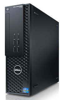ПК Dell Precision T1700 SFF Xeon E3-1220v3 (3.1)/16Gb/1Tb/W4100 2Gb/DVDRW/Windows 7 Professional 64 upgW8.1Pro64/клавиатура/мышь