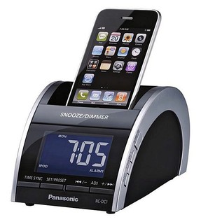 Радиобудильник Panasonic RC-DC1EG-K FM-tuner iPhone-dock