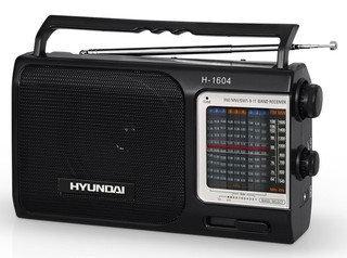Радиоприемник Hyundai H-1604 черный
