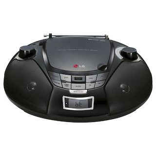 Аудиомагнитола LG SB19BT черный/черный 1Вт/CD/CDRW/MP3/FM(dig)/USB/BT