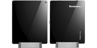 Неттоп Lenovo IdeaCentre Q190 SL P 2127U (1.9)/2Gb/500GbHDG/CR/Free DOS/GbitEth/WiFi/черный/серебристый