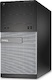 ПК Dell Optiplex 3020 MT i5 4590T (2.00)/4Gb/500Gb 7.2k/Linux Ubuntu/GbitEth/65W/клавиатура/мышь/черный