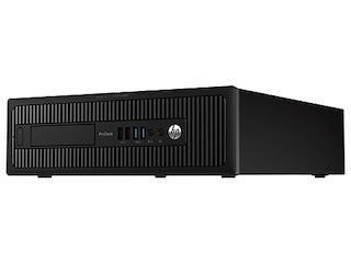 ПК HP ProDesk 600 G1 SFF SM P G3250 (3)/4Gb/500Gb 7.2kHDG/DVDRW/Windows 8 Professional 64 dwnW7Pro64/GbitEth/клавиатура/мышь/черный