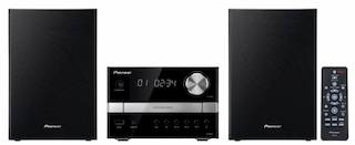 Микросистема Pioneer X-EM12 черный 30Вт/CD/FM/USB