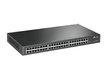 Коммутатор TP-linkTL-SG1048  48-port 10/100/1000M 1U 19-дюймовый монтируемый в стойку стальной корпус