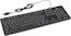 Клавиатура Gembird KB-8340U-BL, черный, USB, ножничный механизм клавиш, 104 клавиши