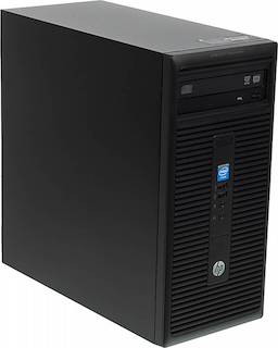 ПК HP 280 G1 MT Cel G1840 (2.8)/4Gb/500Gb 7.2k/HDG/DVDRW/Windows 10 dwnW7Pro64/GbitEth/180W/клавиатура/мышь/черный