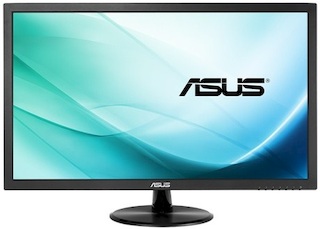 Монитор Asus 23.6" VP247T черный TN+film LED 1ms 16:9 DVI M/M матовая 300cd 1920x1080 D-Sub FHD 4.4кг