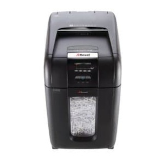 Шредер Rexel AUTOFEED AUTO+300X 4х40mm (секр.P-4)/фрагменты/8лист./40лтр./Уничт:скрепки, скобы, пл.карты/CD