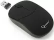 Беспроводная мышь Gembird MUSW-204, бесшумный клик,  soft touch, черн, 2кн.+колесо-кнопка, 2.4ГГц
