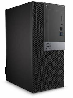 ПК Dell Optiplex 5040 MT i5 6500 (3.2)/4Gb/500Gb 7.2k/HDG530/DVDRW/Windows 7 Professional 64/240W/клавиатура/мышь/черный/серебристый