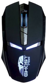 Мышь Oklick 795G Ghost черный оптическая (2400dpi) USB игровая (5but)