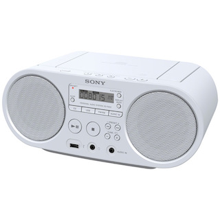Аудиомагнитола Sony ZS-PS50 белый 4Вт/CD/CDRW/MP3/FM(dig)/USB