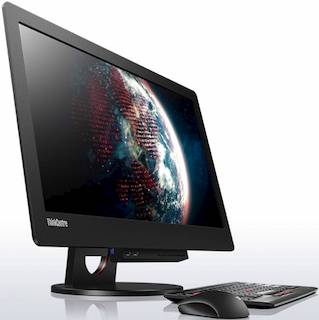 Монитор Lenovo 23" Tiny in one черный TN LED 5ms 16:9 DVI матовая HAS Pivot 250cd 170гр/160гр 1920x1080 D-Sub DisplayPort FHD