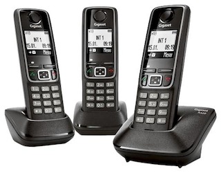 Телефон Dect Gigaset A420 TRIO RUS  (2 доп. трубки к A420)