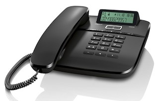 Телефон проводной Gigaset DA610 (черный)